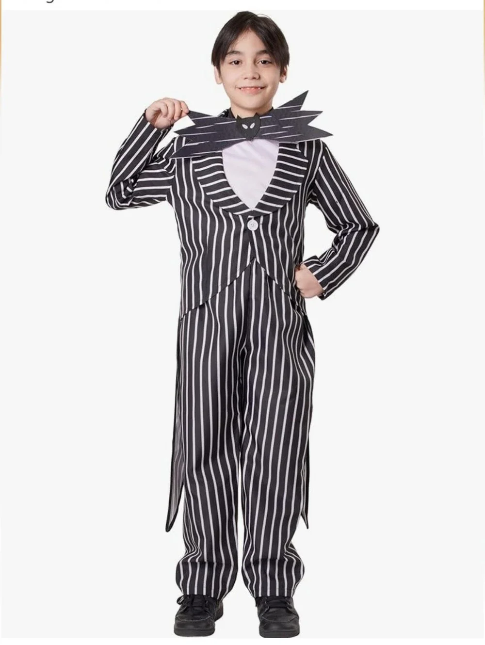 New Boys Jack Skellington 3 Piece Suit Costume
